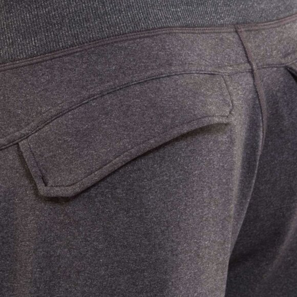 Lululemon Kung Fu Pant Sz M x 34” Heathered Black Grey Casual Lounge Travel - Picture 3 of 9